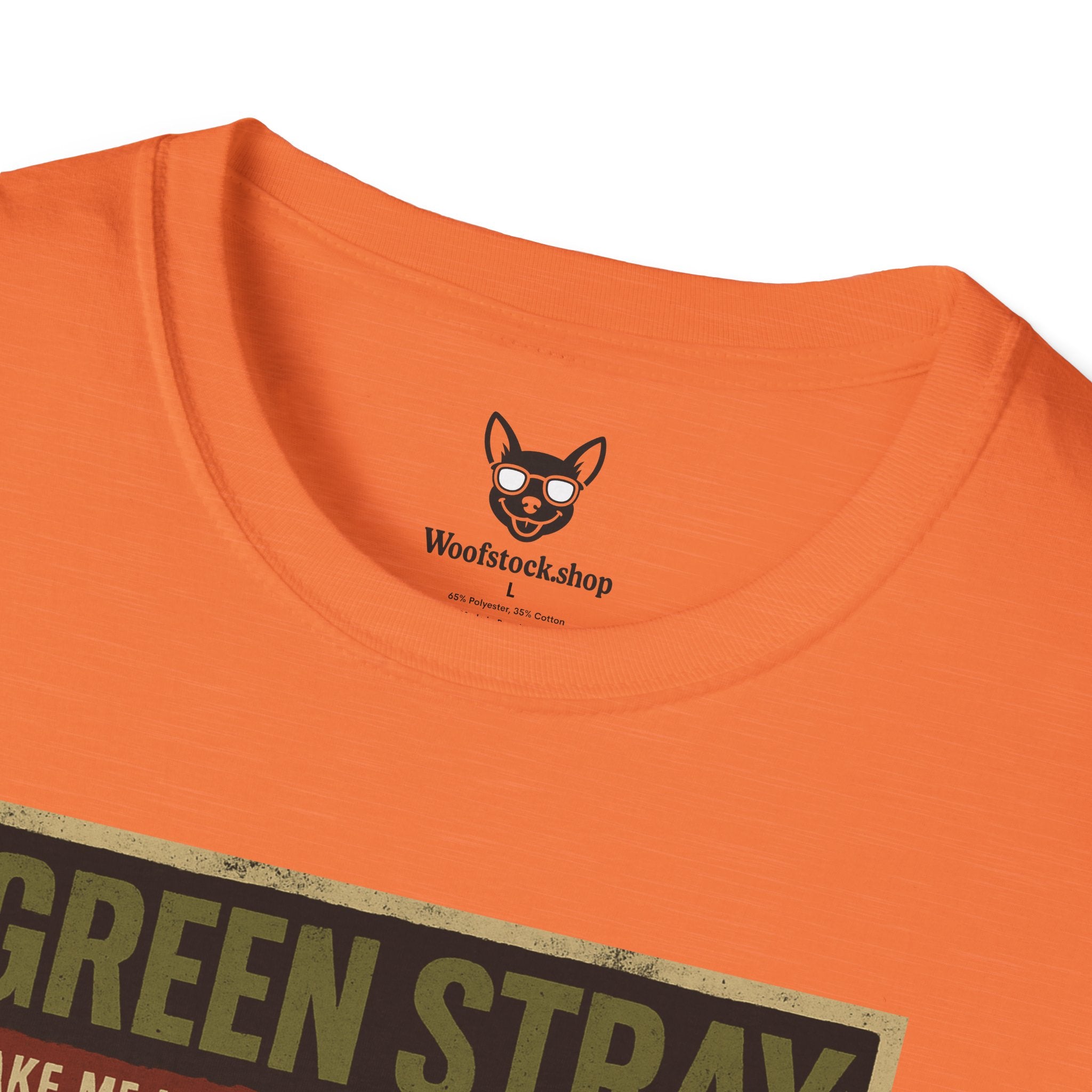 Green Day Concert Poster Dog Parody Unisex Softstyle T-Shirt – Funny Tee for Music and Dog Lovers